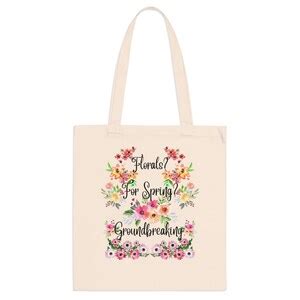 Teufel trägt Prada Inspired Tote Bag: Florals für den Frühling